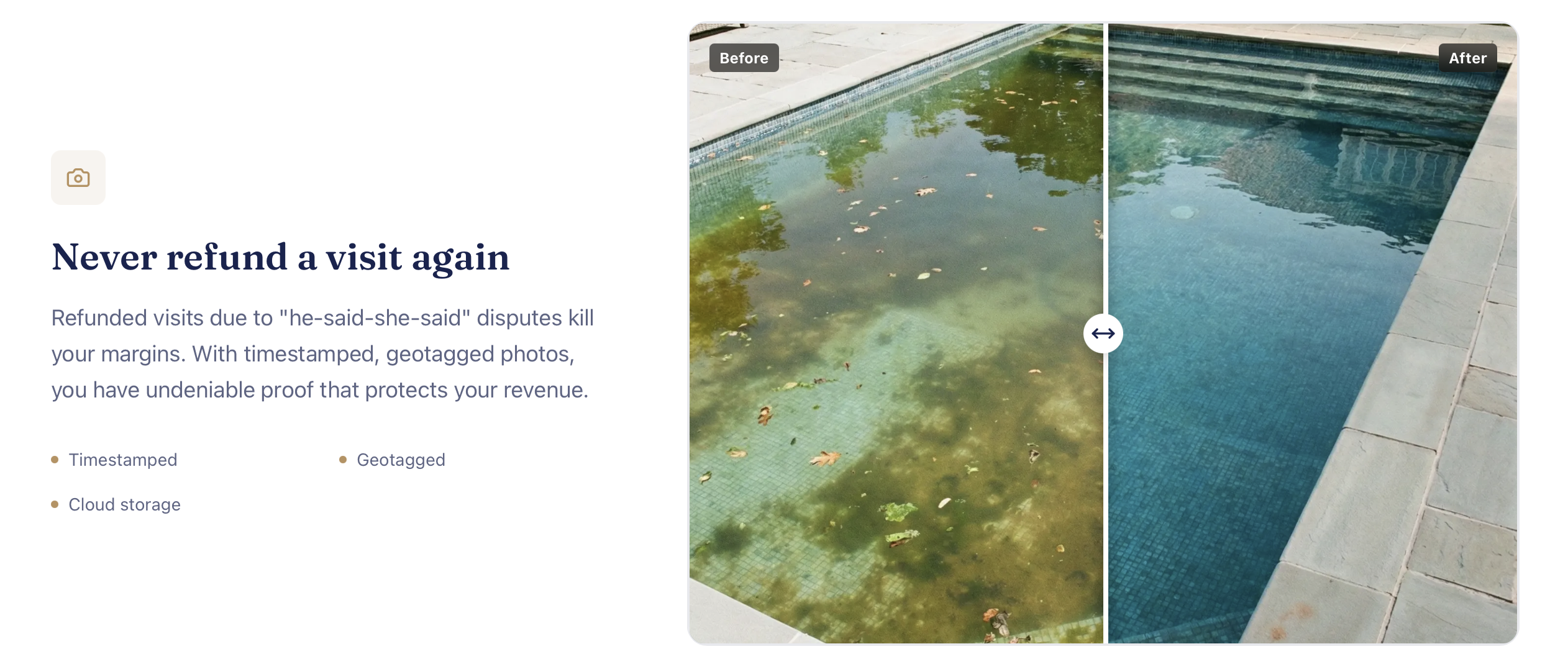 Pool Service Log App Preview